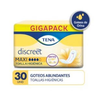 Mifarma Toallas para adulto tena mujer maxi - bolsa 30 un oferta