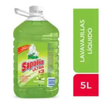 Freshmart Lavavajilla líquido manzana sapolio - envase 5 l - unidad oferta