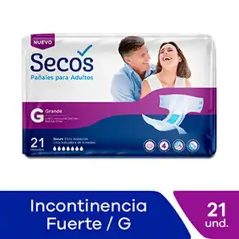 Mifarma Pañales para adultos secos active talla g - bolsa 21 un oferta