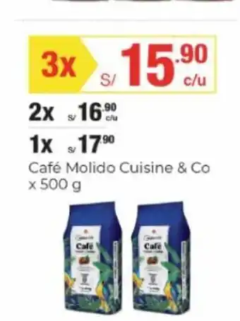 Metro Cuisine & Co Cafe Molido x 500g oferta
