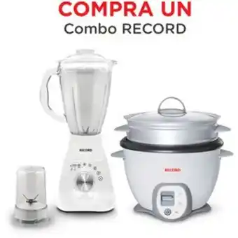 Linio Record combo licuadora 1.5l + arrocera 1... oferta