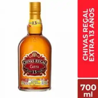 Freshmart Whisky chivas extra 13 años - botella 700ml - unidad oferta