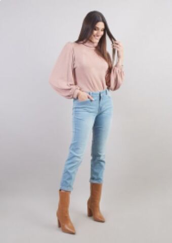 Michelle Belau Polo manga larga oferta