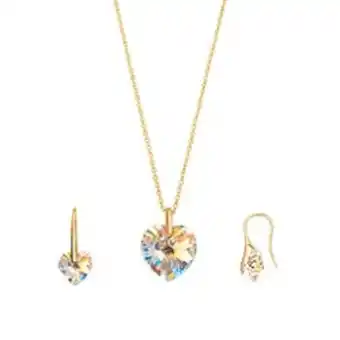 Ésika Estuche collar + aretes glory heart oferta