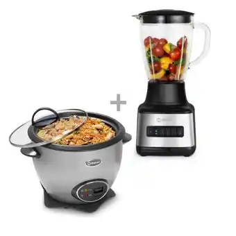 Hiraoka Licuadora miray 1.5l 500w lm-101v + olla arrocera miray om-t337s 1.5l + bolso oferta