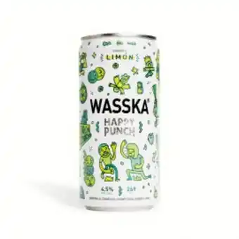 Freshmart Wasska happy punch limón - la candelaria - lata 265 ml - unidad oferta