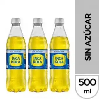Freshmart 3x2 gaseosa inca kola sin azúcar - botella 500ml - unidad oferta