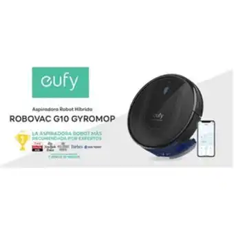 Linio Aspiradora robot eufy g10 gyromop-negro oferta