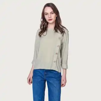 Mentha & Chocolate Blusa roll u print 2 oferta