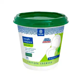Tottus Lavavajilla antibacterial tottus aroma limón 1200 g oferta