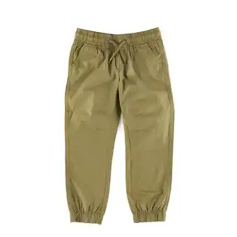 Tottus Pantalon jogger paper niño talla 4 verde oferta