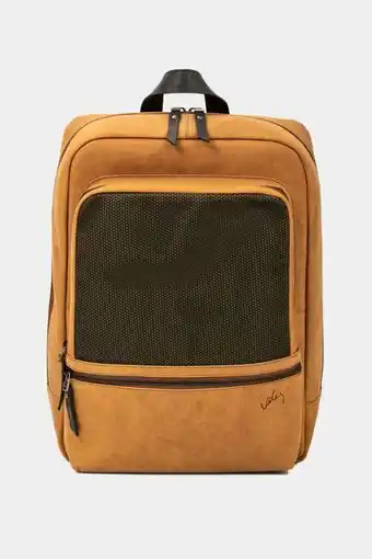 Vélez Mochila palmer de cuero para hombre efecto rústico oferta