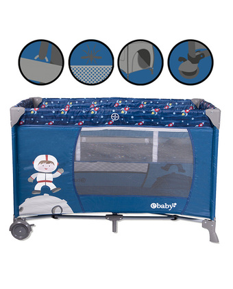 Tiendas EFE Cuna ebaby happy dream 727-1 blue oferta