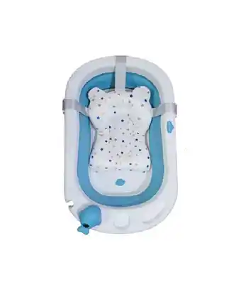 Tiendas EFE Baby kits tina de baño aquarium celeste oferta