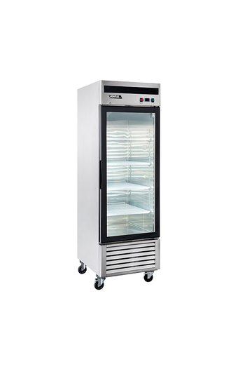 Tiendas EFE Refrigerador industrial ventus acero inoxidable 1 puerta vidrio oferta