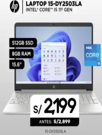 La Curacao Laptop 15-DY2503LA Intel Core i5 11° Gen oferta