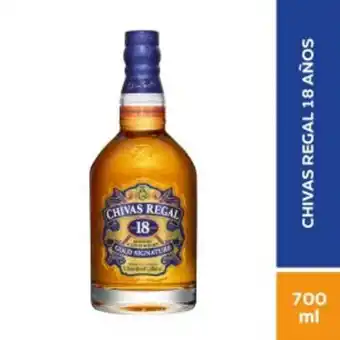 Freshmart Whisky chivas 18 años 700ml - unidad oferta