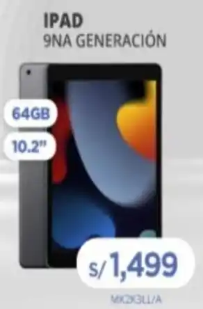 Tiendas EFE Ipad 9NA Generación oferta