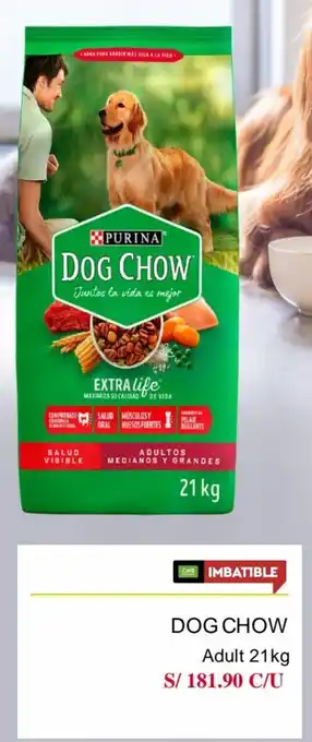 Sodimac Dog Chow Adult 21kg oferta