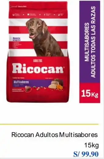 Ricocan Adultos Multisabores 15kg