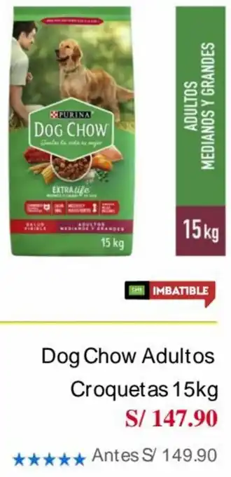 Dog Chow Adultos Croquetes 15kg