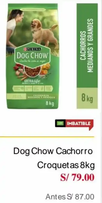 Sodimac Dog Chow Cachorro Croquetes 8kg oferta