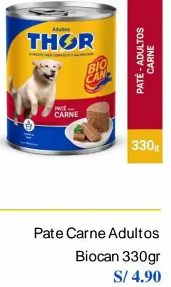 Pate Carne Adultos Biocan 330g