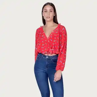 Mentha & Chocolate Blusa cali print oferta