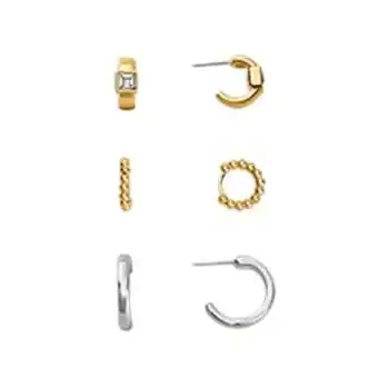Ésika Estuche de aretes x3 bright emotion oferta