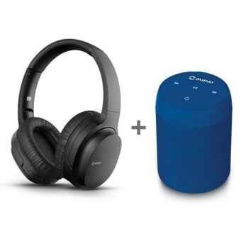 Hiraoka Parlante portátil miray pmbt-49a + audífono bluetooth miray am-18bt-n oferta