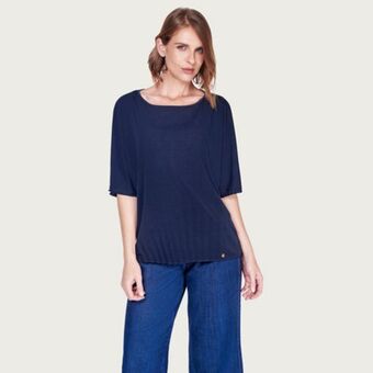 Fina Perú Polo raquel azul oferta