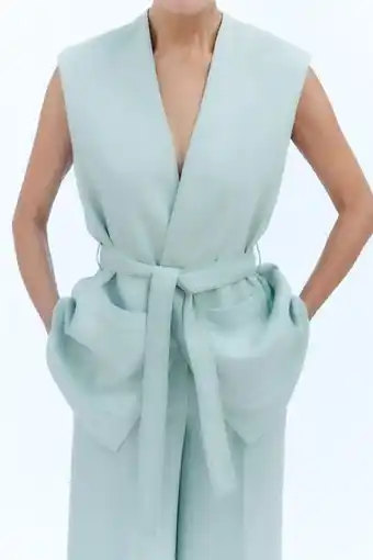 ZARA Chaleco cinturón oferta