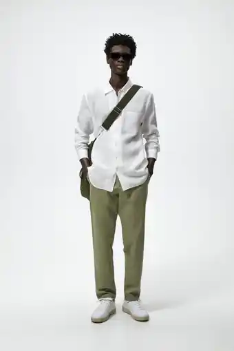 ZARA Camisa 100% lino oferta