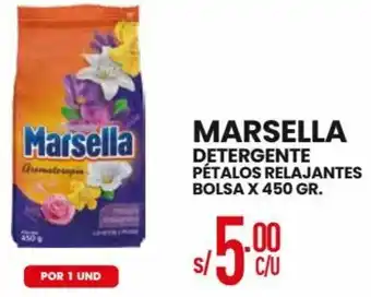 Vega Marsella Detergente Pétalos Relajantes Blsa 450g oferta