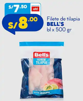 Filete de Tilapia Bell's 500g