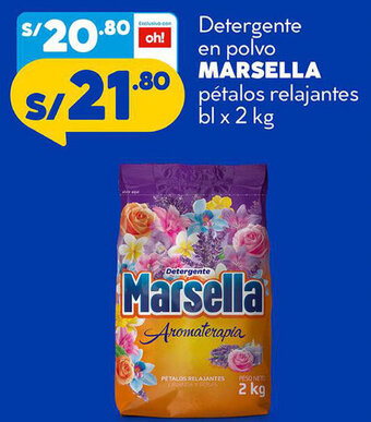 Plaza Vea Detergente en Polvo Marsella 2kg oferta