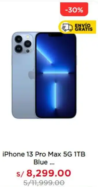 La Curacao iPhone 13 Pro Max 5G 1TB Blue oferta