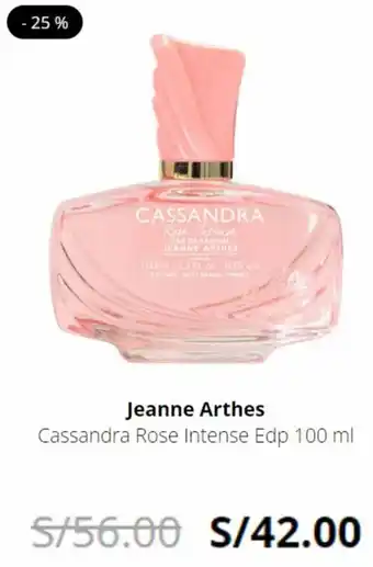 Jeanne Arthes Cassandra Rose Intense Edp 100ml