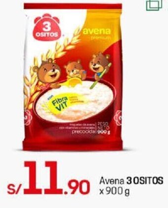 Tottus Avena 3 Ositos 900g oferta
