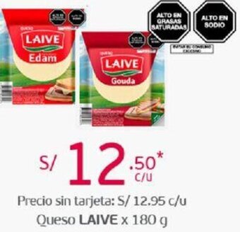 Tottus Queso Laive 180g oferta