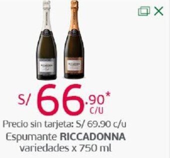 Tottus Espumante Riccadonna Variedades 750ml oferta