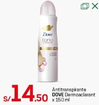 Tottus Antitranspirante Dove Dermoaclarant 150ml oferta
