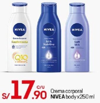 Tottus Crema Corporal Nivea Body 250ml oferta