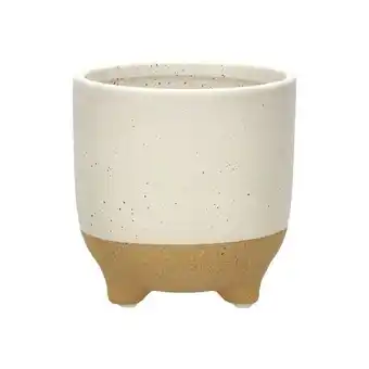 Casaideas Maceta cerámica patas 13x13,5 cm oferta