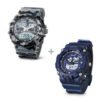 Hiraoka Reloj pulsera miray rpmc-101a + reloj pulsera miray rpmc-73p oferta