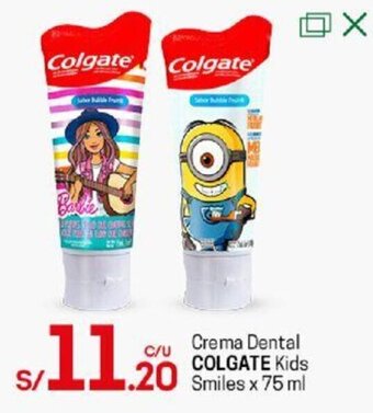 Tottus Crema Dental Colgate Kids Smiles 75ml oferta