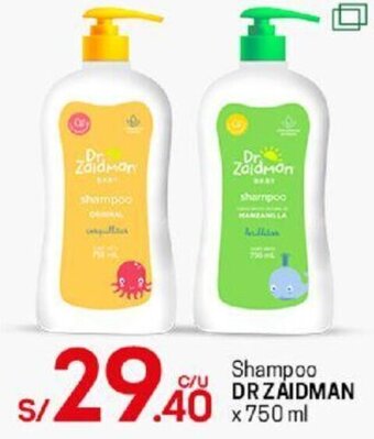 Tottus Shampoo Dr Zaidman 750ml oferta