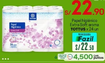 Tottus Papel Higiénico Extra Soft Aroma Tottus 24 Und oferta