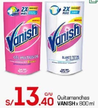 Tottus Quitamanchas Vanish 800ml oferta