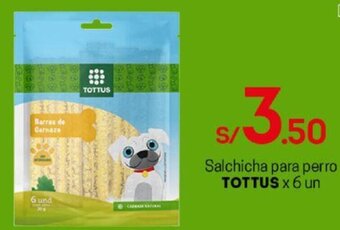 Tottus Salchicha para Perro Tottus 6 un oferta